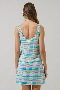 Coastal Crochet Mini Dress