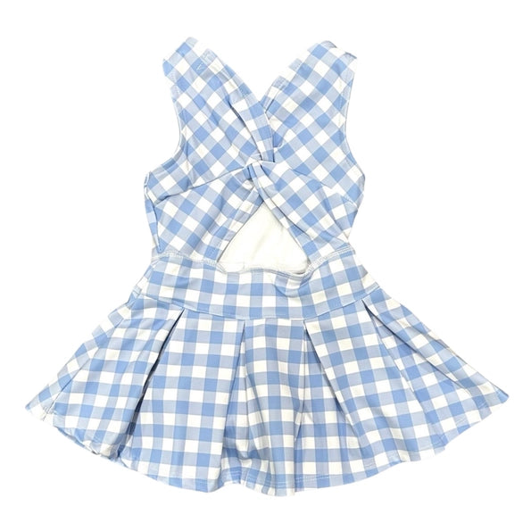 French Blue Gingham Tennis Dress