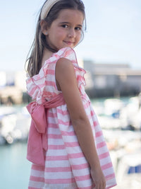 Girls Italia Striped Dress