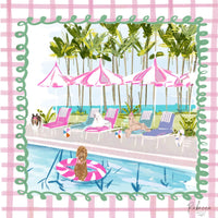 Poolside Mahjong Mat