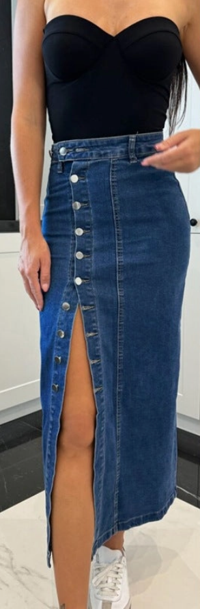💙 The Marina Denim Skirt