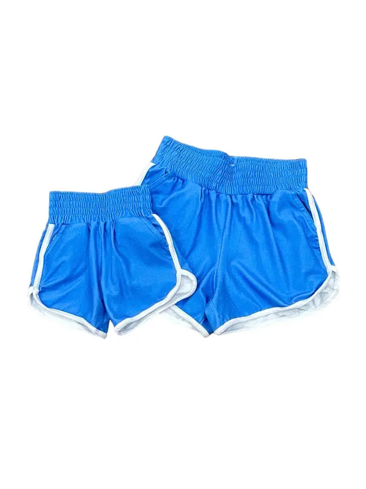 French Blue Girls Track Shorts